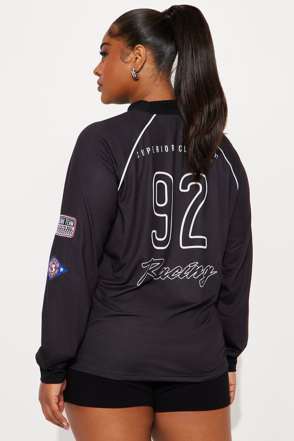 Von Dutch Motorcycle Flames Jersey - Black