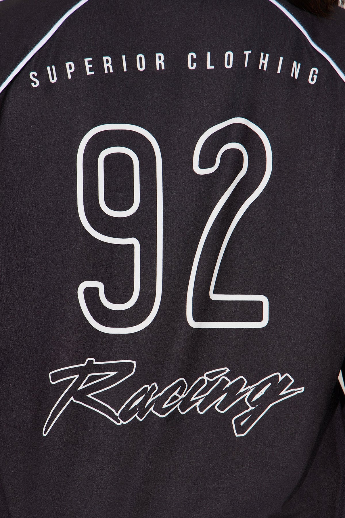 Von Dutch Motorcycle Flames Jersey - Black