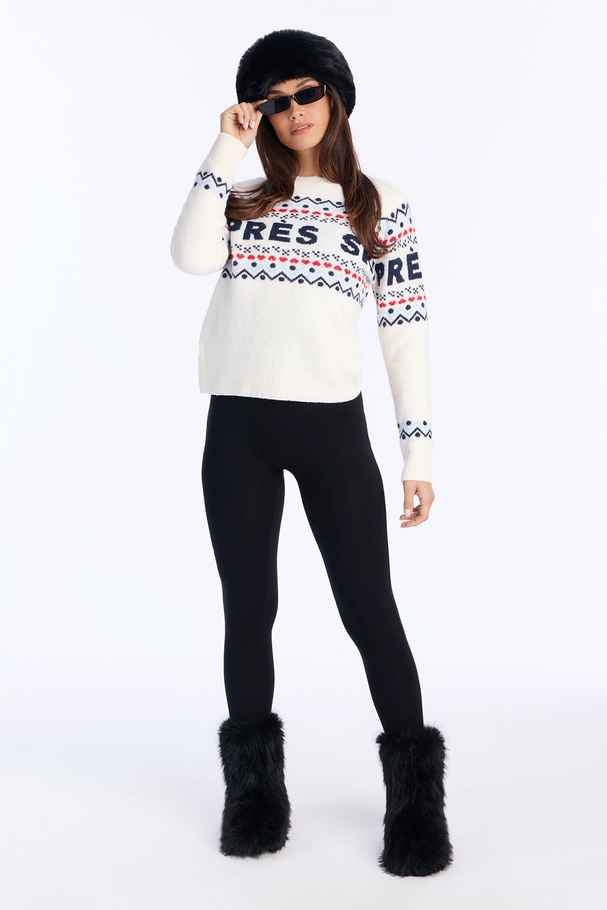 Ski Apr¨¨s Fair Isle Sweater - Ivory/combo