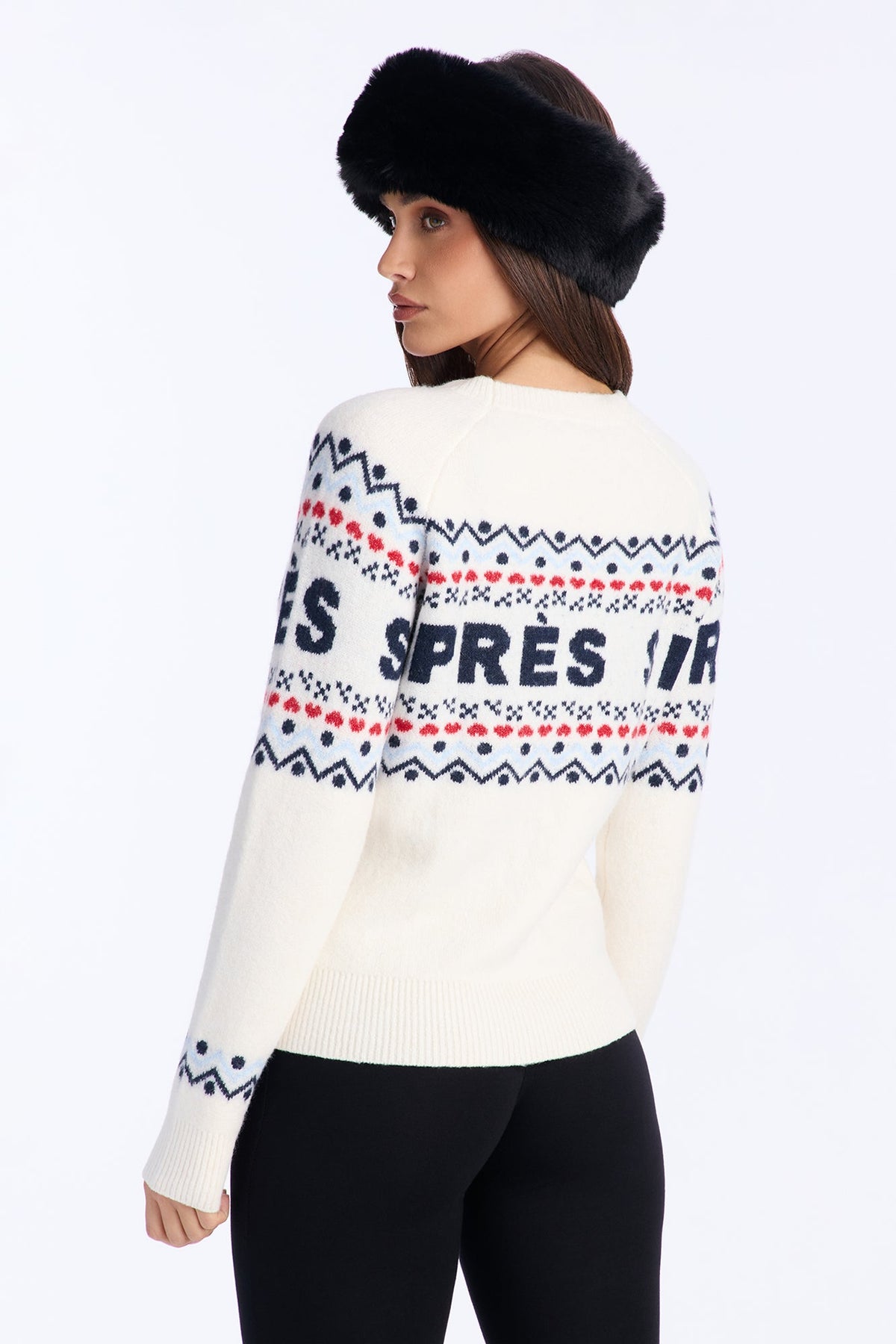 Ski Apr¨¨s Fair Isle Sweater - Ivory/combo