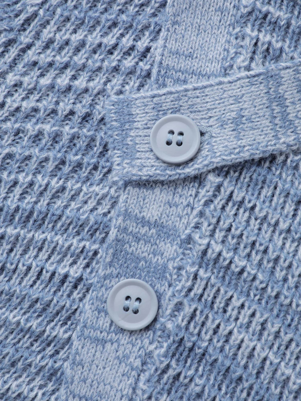 Turtleneck Wrap Adjustable Button Pullover
