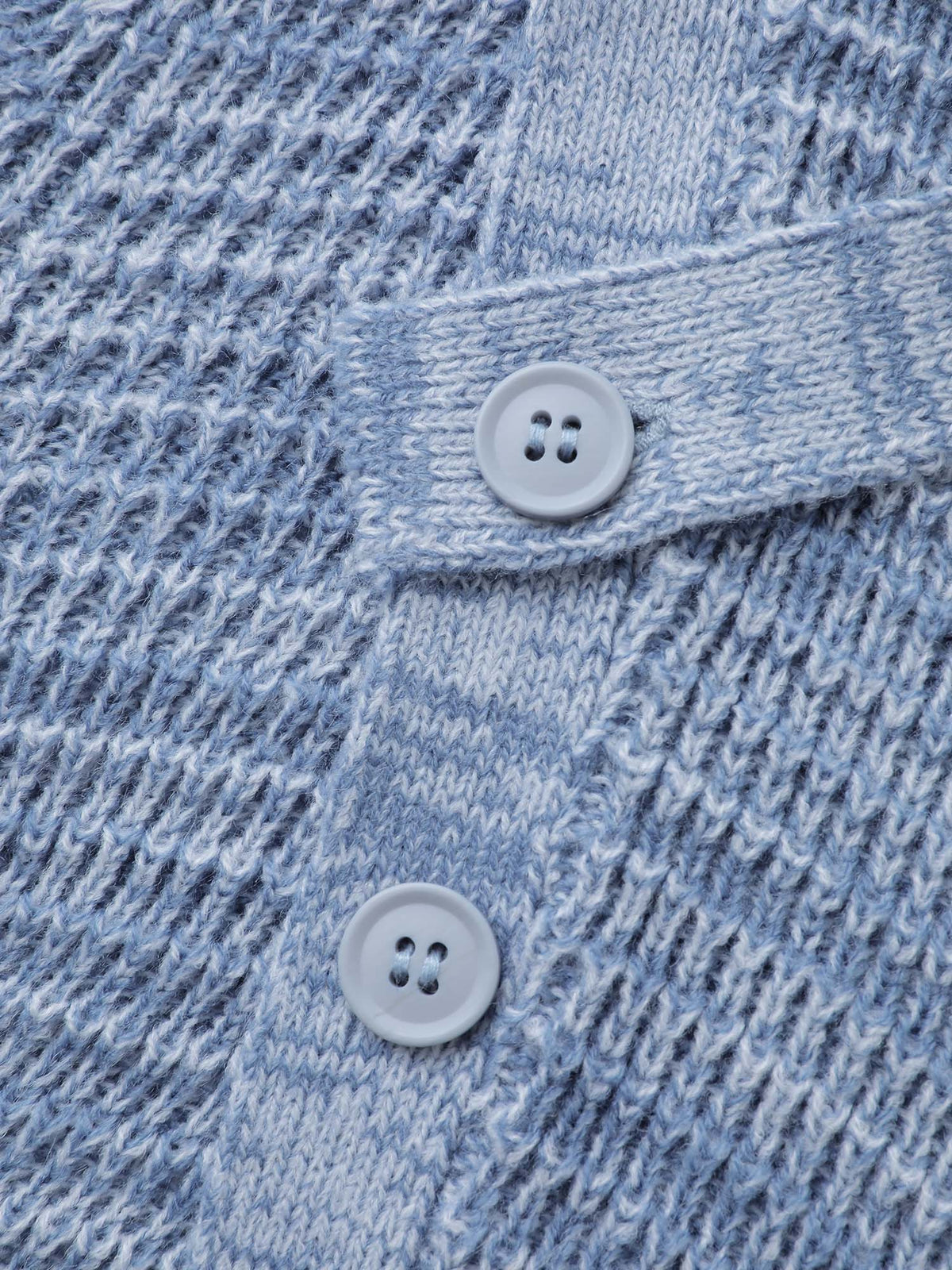 Turtleneck Wrap Adjustable Button Pullover