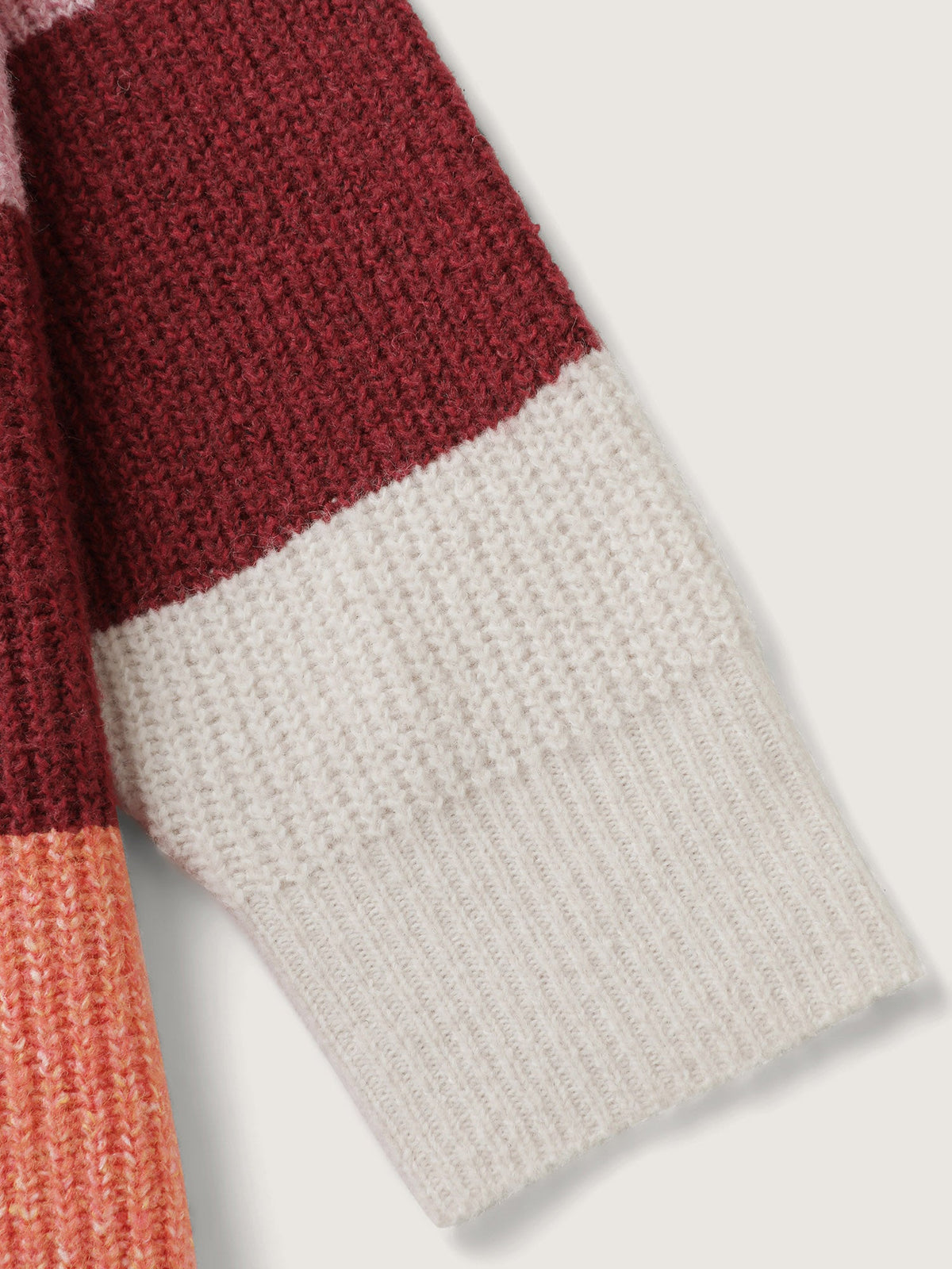 Supersoft Superstretchy Color Stripe Textured Pullover