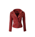 ODCOCD Faux Suede Jacket for Women Long Sleeve Zipper Up Casual Outwear (CA/US. Alpha. Large. Regular. Regular. Rust)