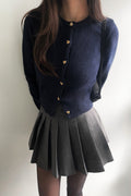 CARDIGAN WITH HEART BUTTONS