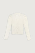 PUFFY SHOULDER CARDIGAN