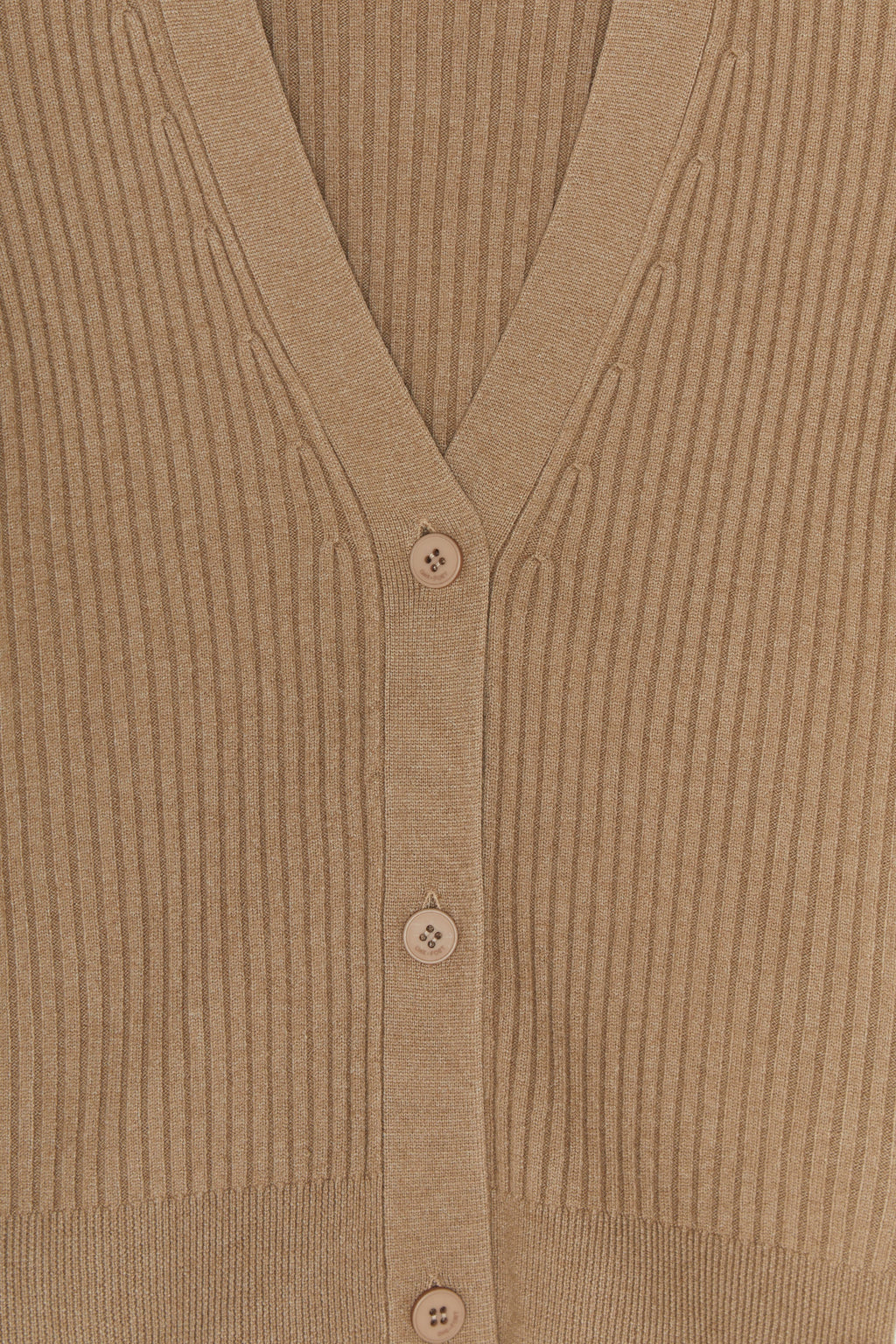 PUFFY SHOULDER CARDIGAN