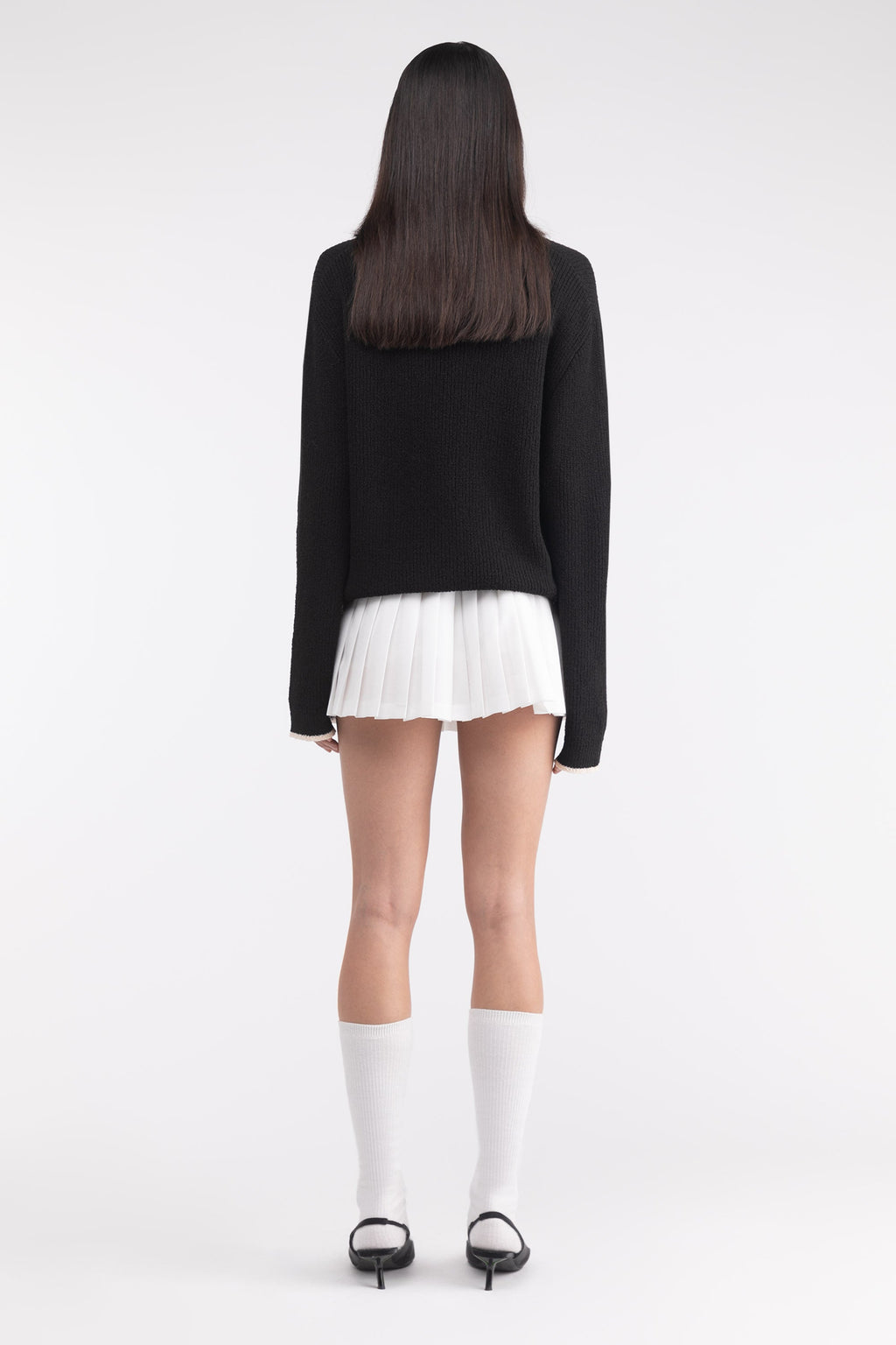CONTRAST TRIM CARDIGAN