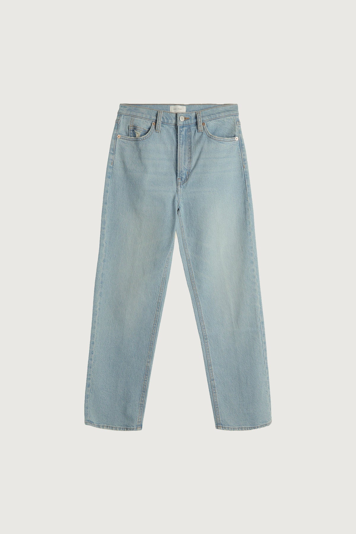 OAK ESSENTIAL STRAIGHT LEG HIGH-RISE JEAN