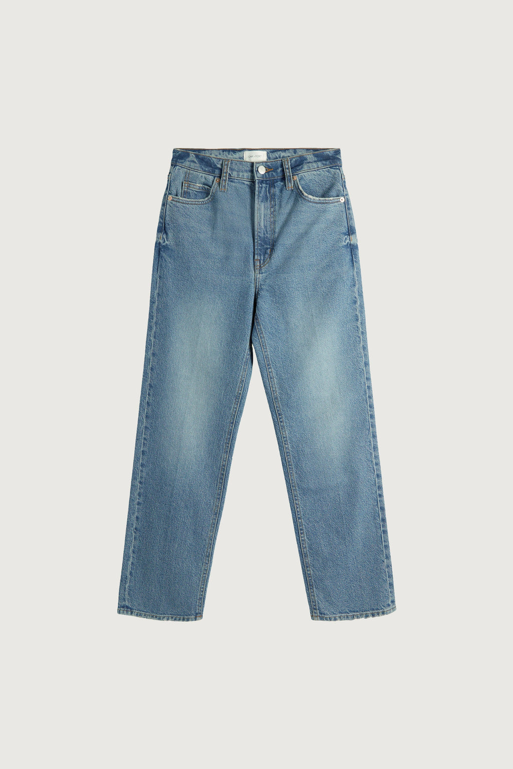 OAK ESSENTIAL STRAIGHT LEG HIGH-RISE JEAN