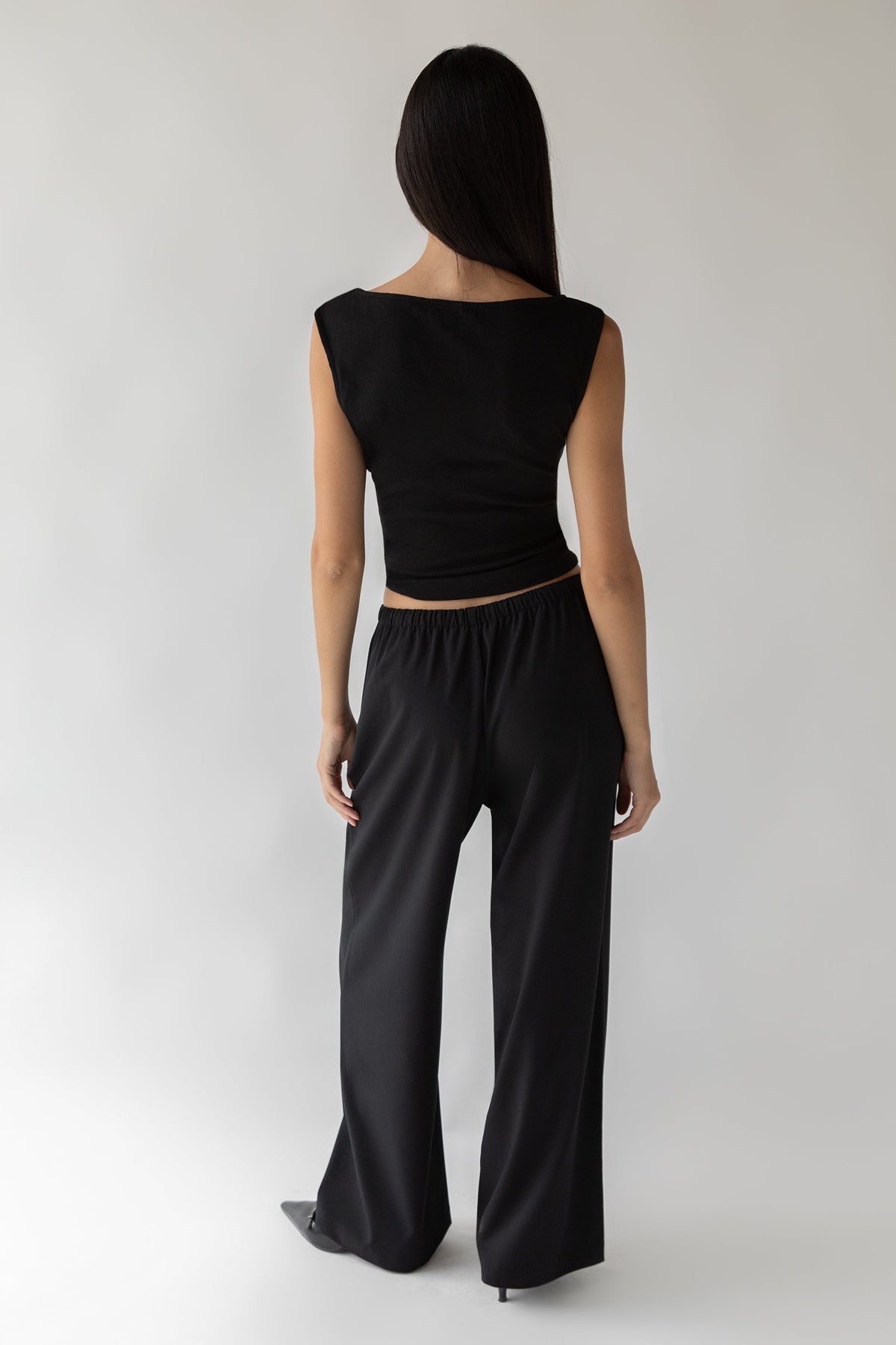 ELASTIC WAIST DRESS PANT