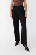 STRAIGHT LEG HIGH-RISE TROUSER