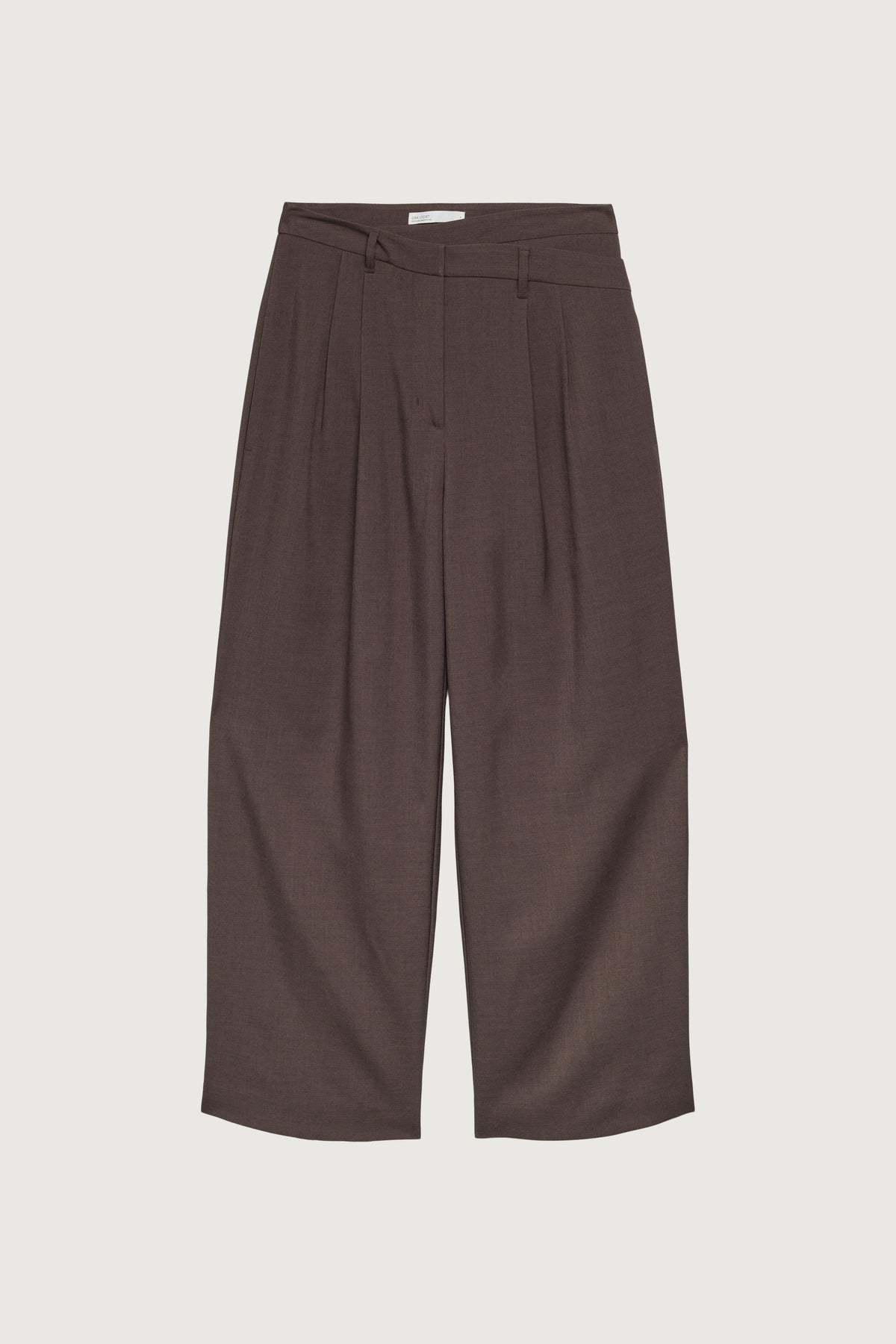 CROSSOVER WAIST WIDE LEG PANT