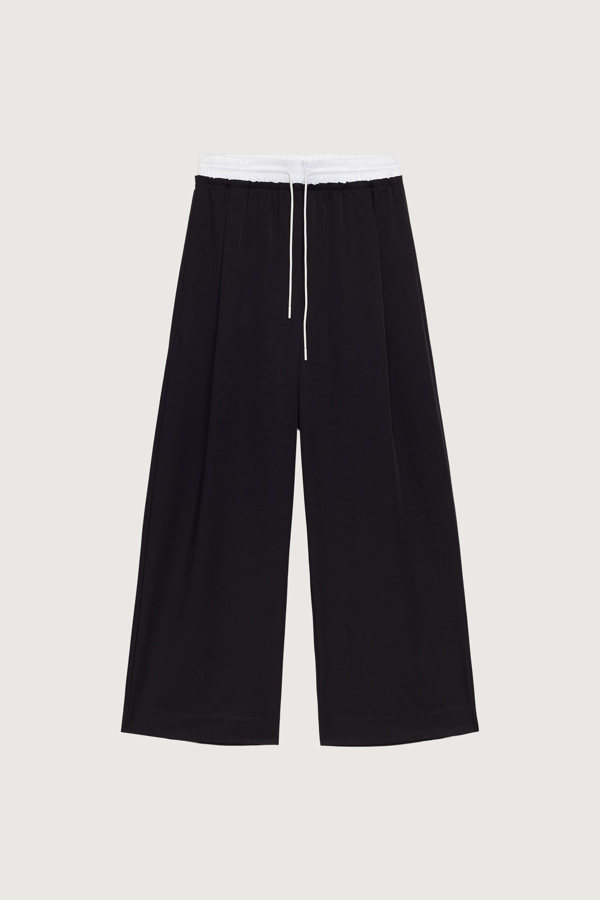 EXPOSED DRAWSTRING WAIST TROUSER