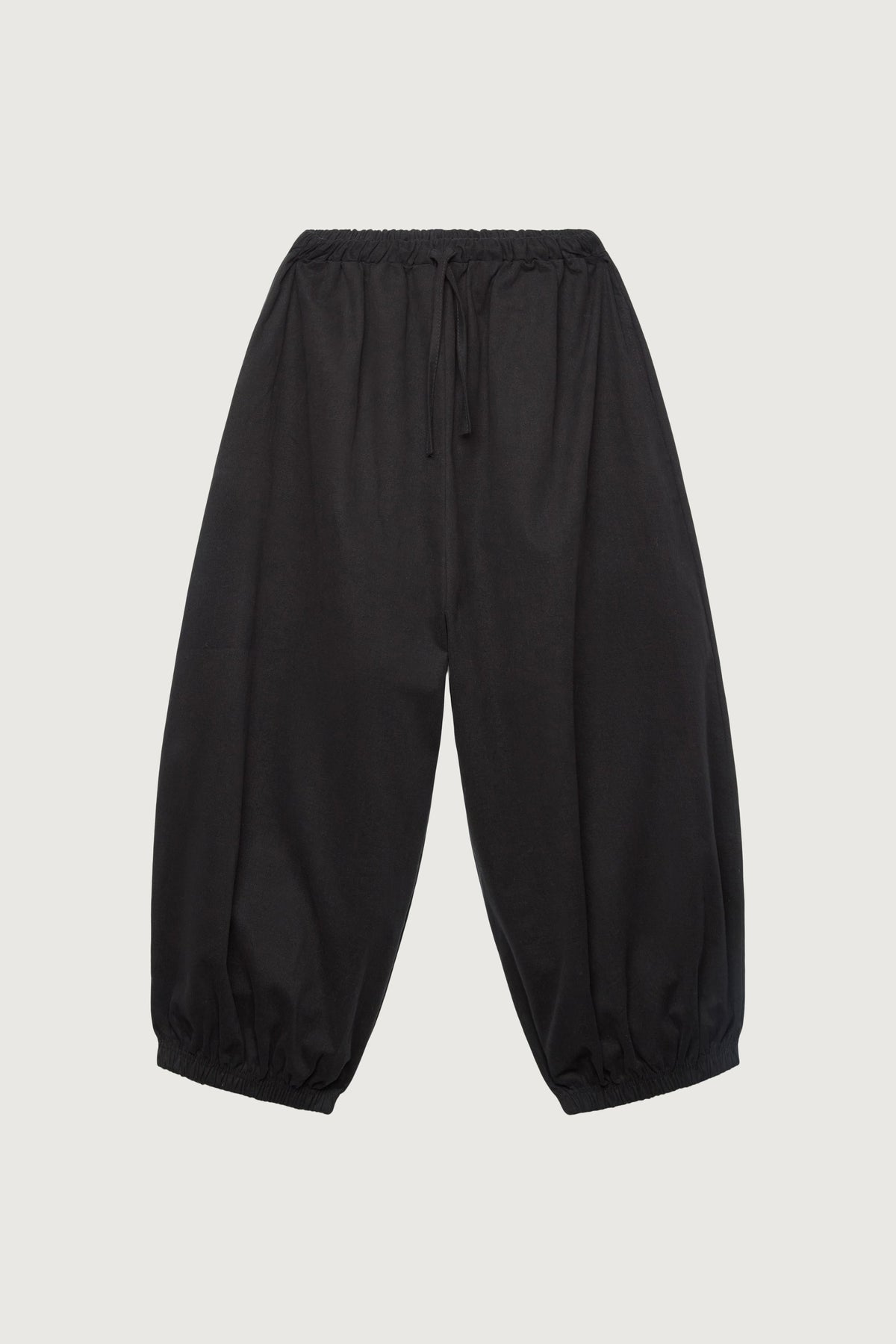 RELAXED BALLOON FIT COTTON PANT