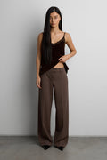 LOW-RISE STRAIGHT LEG TROUSER