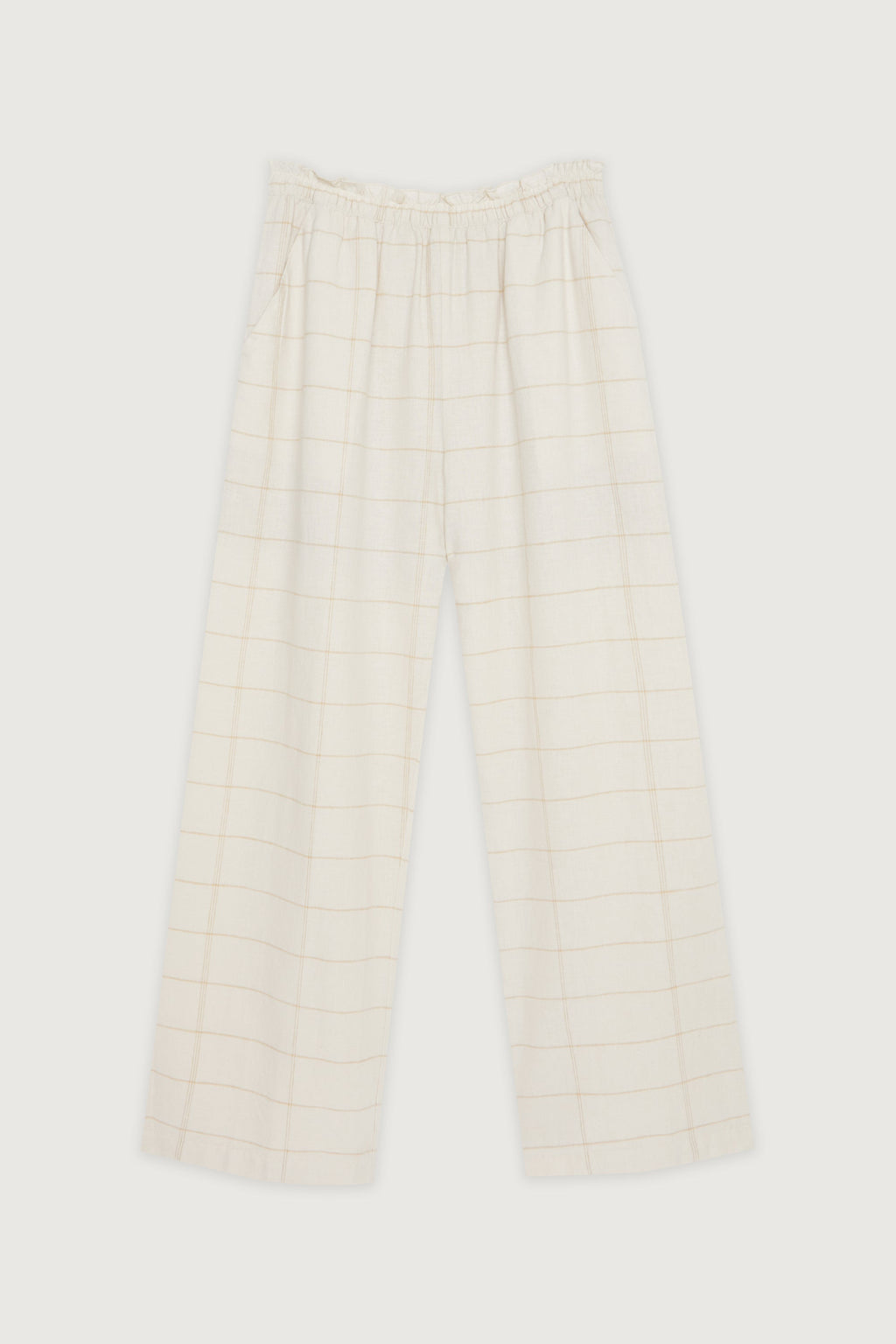 GRID PRINT PANT