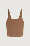 SQUARE NECK KNIT TANK