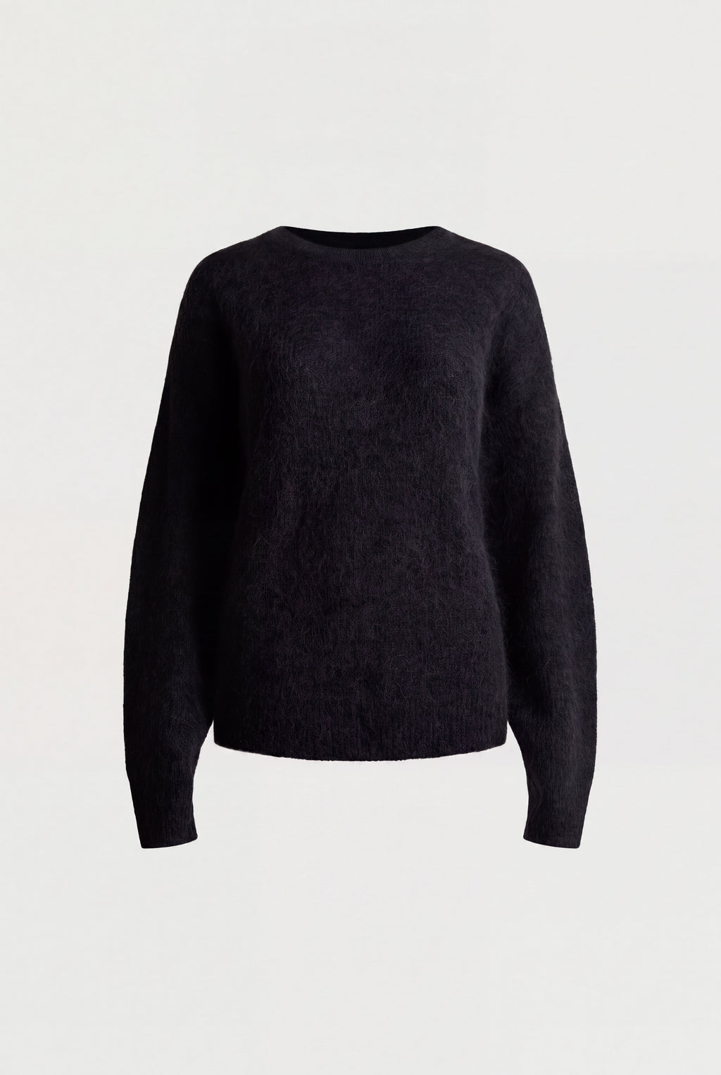 OVERSIZED WOOL BLEND CREWNECK
