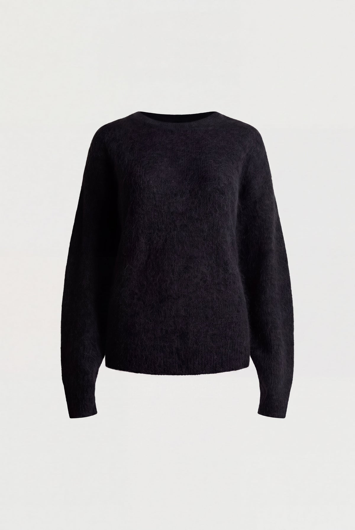 OVERSIZED WOOL BLEND CREWNECK