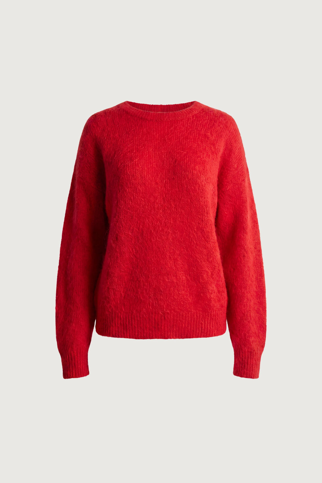 OVERSIZED WOOL BLEND CREWNECK