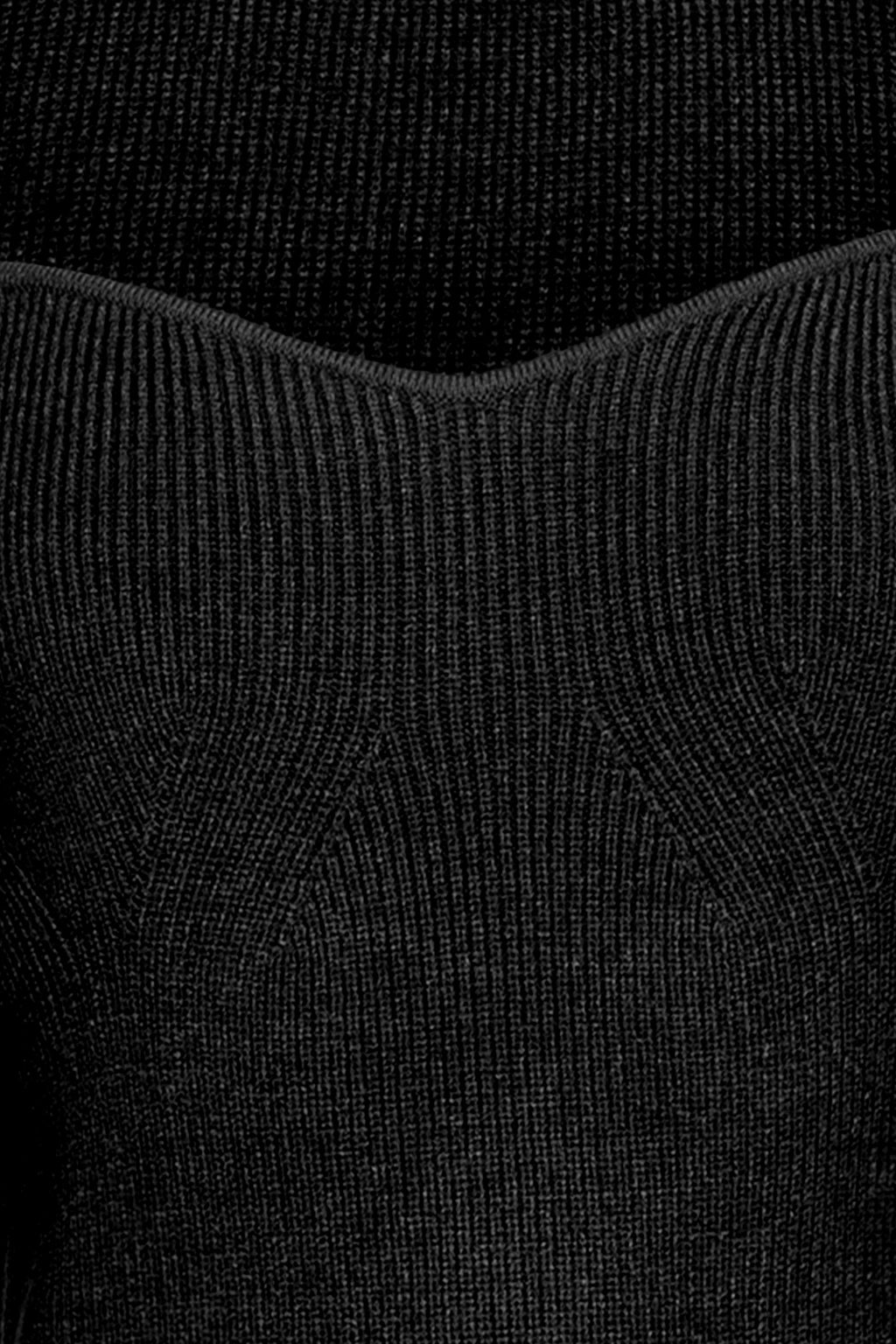 SWEETHEART CUT-OUT SWEATER