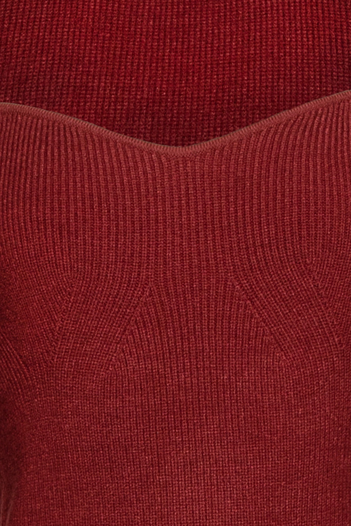 SWEETHEART CUT-OUT SWEATER