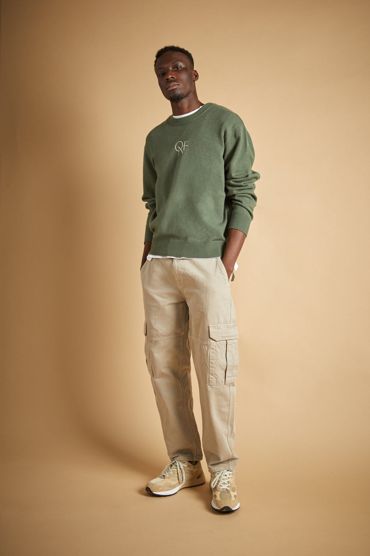 EMBROIDERED LOGO SWEATER
